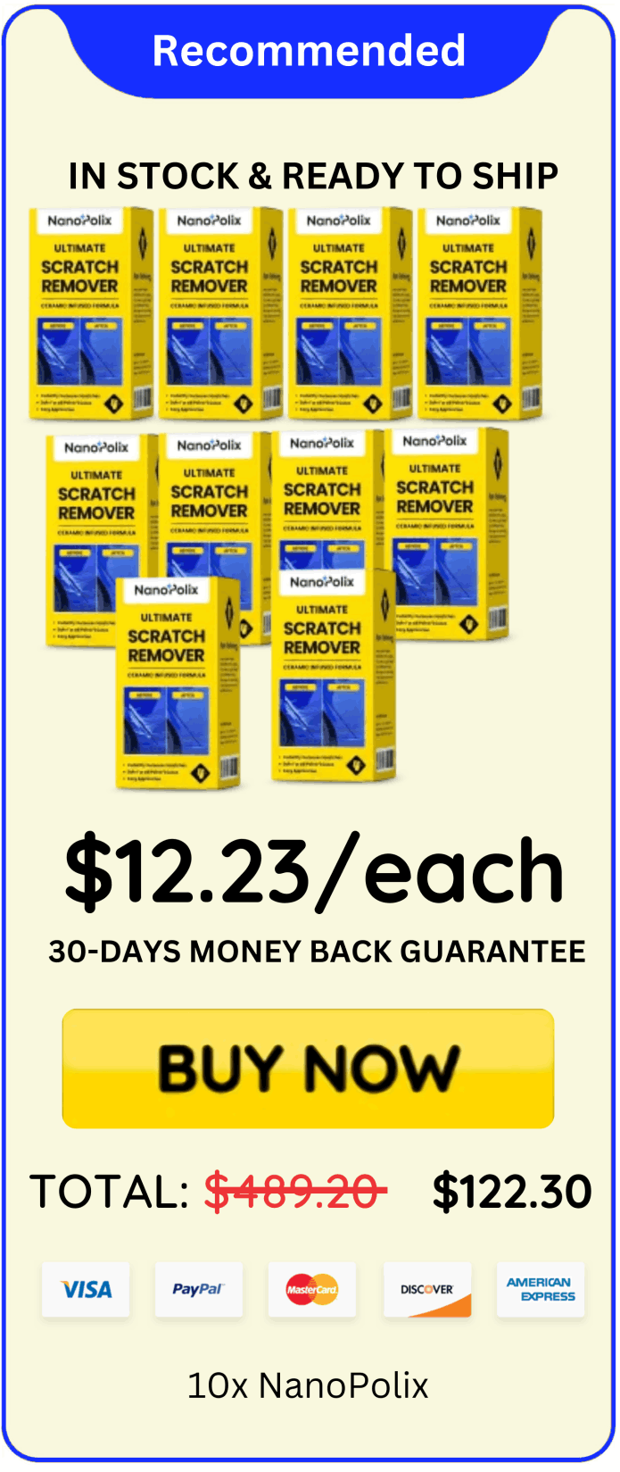 NanoPolix offer price